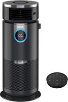 Shark - 3-in-1 Clean Sense Air Purifier, Heater & Fan, HEPA Filter, 500 Sq Ft Coverage - Black - Large Front