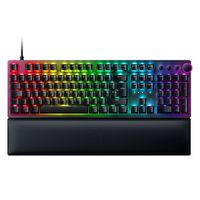 Razer - Huntsman V2 Full Size Wired Optical Purple Clicky Switch Gaming Keyboard with Chroma RGB ... - Large Front