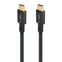 AudioQuest - Forest USB-C > C 4.9' Digital High-Definition Audio Cable with USB-C to USB-C Connec... - Large Front