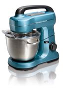 Hamilton Beach - Orbital 7-Speed Tilt-Head Stand Mixer - Blue - Large Front