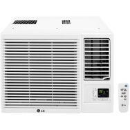 LG - 1,440 Sq.Ft. 23,000 BTU 230V Window Air Conditioner with Supplemental Heat Function - White - Large Front
