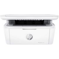 HP - LaserJet M140w Wireless Black and White Laser Printer - White - Large Front