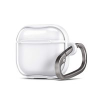 Spigen - Crystal Hybrid Case for Apple AirPods  4 - Jet White - Large Front