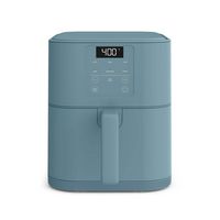 Bella - Fits-anywhere Kitchenware: 6-qt. Slim Air Fryer - Surf - Large Front