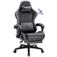 GTPlayer - Ace Pro Gaming Chair - Gray - Large Front