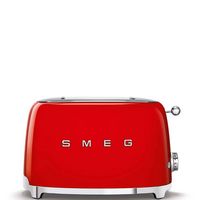 SMEG TSF01 2-Slice Wide-Slot Toaster - Red - Large Front