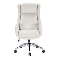 OSP Home Furnishings - Blanchard Office Chair - White - Large Front