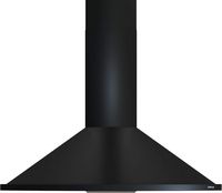 Zephyr - 30 inches - Convertible - Wall Range Hood - Black - Large Front