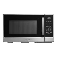 Insignia™ - 1.1 Cu. Ft. Countertop Microwave - Stainless Steel - Large Front