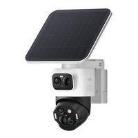 eufy - eufyCam S4 Triple Lens Wireless Solar Security Camera with 360° View, Auto Tracking, No Mo... - Large Front