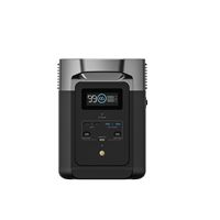 EcoFlow - DELTA 2 1024Wh Portable Power Station (1024 Wh Capacity) - Black - Large Front