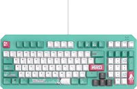 ASUS - TUF Gaming K3 Gen II 96% Wired Optical-Mechanical RGB Gaming Keyboard - Hatsune Miku Edition - Large Front
