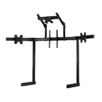 Next Level Racing - Elite Free Standing Quad Monitor Stand Edition - Black - Large Front