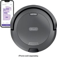 Shark - Navigator Robot Vacuum with SmartPath Navigation and Self-Cleaning Brushroll - Steel Grey - Large Front
