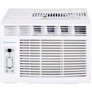 Keystone - 6,000 BTU 250 Sq. Ft Window Air Conditioner - White - Large Front