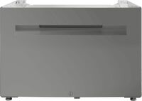 Laundry Pedestal for Bosch 800 Series Washer - Silver - Large Front