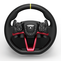 Hori - Wireless Racing Wheel APEX for PlayStation 5 - Black - Large Front