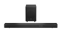 Hisense - 3.1.2  Dolby  ATMOS Soundbar with Wireless Subwoofer - Black - Large Front