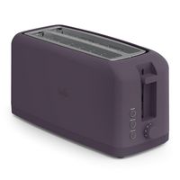 Bella - Fits-anywhere Kitchenware: 4-Slice Slim Toaster - Plum - Large Front
