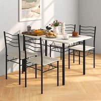 Costway 5 Piece Dining Table Set 29.5