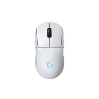 Logitech - PRO 2 LIGHTSPEED Lightweight Optical HERO 44K DPI Gaming Mouse with 4 Customizable and... - Large Front