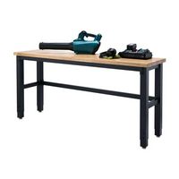 TRINITY | 72x19 | Wood Top Workbench - Black - Large Front