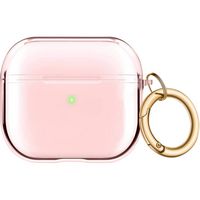 SaharaCase - Hybrid Flex Series Case for Apple AirPods 3 (3rd Generation) - Transparent Pink - Large Front