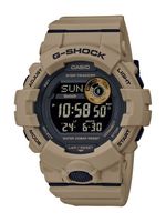 Casio - Men's G-Shock Power Trainer with Bluetooth Mobile Link 49mm Watch - Tan - Large Front