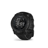 Garmin - Instinct 3 Solar GPS Smartwatch 45 mm Fiber-reinforced Polymer Tactical Edition - Black ... - Large Front