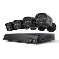 Reolink - Advantage Series 8-Channel 4K PoE NVR Security Camera System with 4 Cameras - NVS8-8MB4... - Large Front