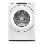 Whirlpool - 4.3 Cu. Ft. High Efficiency Stackable Front Load Washer with 35 Cycle Options - White - Large Front