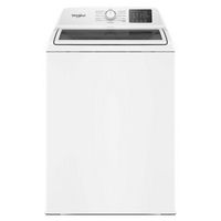 Whirlpool - 4.3 Cu. Ft. Top Load Impeller Washer with Quick Wash Cycle and Soft Close Glass Lid -... - Large Front