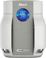 Shark - BreatheClear Compact Pro Air Purifier with NeverChange, 300 sqft - Dove - Large Front