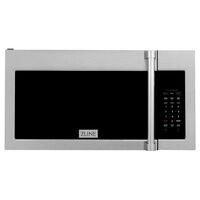 ZLINE - 30 in. 1.5 cu. ft. Over-The-Range Convection Microwave Oven with Sensor Cooking in Satin ... - Large Front