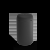 Fellow - Carter Wide Mug made of 18/8 stainless steel, with a BPA-free plastic lid, & inner ceram... - Large Front