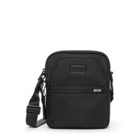 TUMI - Alpha Medium Crossbody Bag - Black - Large Front
