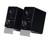 Edifier - M60 Compact Desktop 2.0 Speakers (Pair) - Black - Large Front