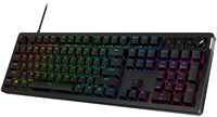 HyperX - Alloy Rise Full-size Wired Mechanical Linear Switch Gaming Keyboard with RGB Lighting - ... - Large Front