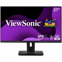 ViewSonic - VG2748A-2K 27 IPS QHD Ergonomic Ambient Light Sensor Monitor (USB HUB, DP, HDMI, VGA)... - Large Front