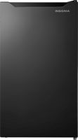 Insignia™ - 3.3 Cu. Ft. Mini Fridge with Door Storage and ENERGY STAR Certification - Black - Large Front