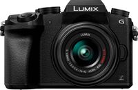 Panasonic - LUMIX G7 Mirrorless 4K Photo Digital Camera Body with 14-42mm f3.5-5.6 II Lens - DMC-... - Large Front