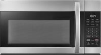 Insignia™ - 1.7 Cu. Ft. Over-the-Range Microwave with 1,000W Cooking Power - Stainless Steel - Large Front