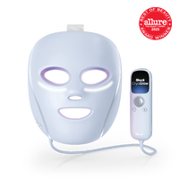 Shark - CryoGlow Under- Eye Cooling + LED Anti-Aging & Skin Clearing Face Mask - Blue Frost - Large Front