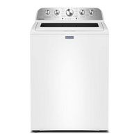 Maytag - 4.7 Cu. Ft. Top Load Washer with Pet Pro - White - Large Front