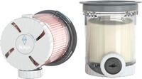 Ninja - Swirl by CREAMi Pints and Lids, 2 Pack - Grey Lids - Large Front