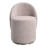 OSP Home Furnishings - Lystra Swivel Vanity Chair - Dusty Rose - Large Front