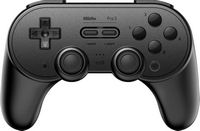 8BitDo - Pro 2 Bluetooth Controller with Hall Effect Joysticks - Black - Large Front