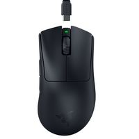 Razer - DeathAdder V3 Pro Lightweight Optical Gaming Mouse with 90 Hour Battery - Wireless - Black - Large Front