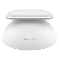 Made for Amazon Battery Base for Echo Show 8 (3rd Gen, 2023 release) - White - Large Front