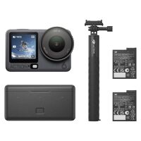 DJI - Osmo Action 6 Adventure Camera Combo - Black - Large Front